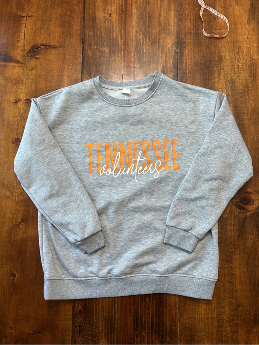 Grey Tennessee Volunteers Sweatshirt Womens Medium Crewneck